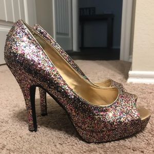 Candies sparkle heels